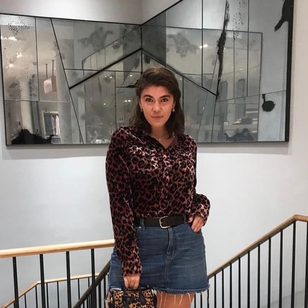 Jcrew Cheetah top